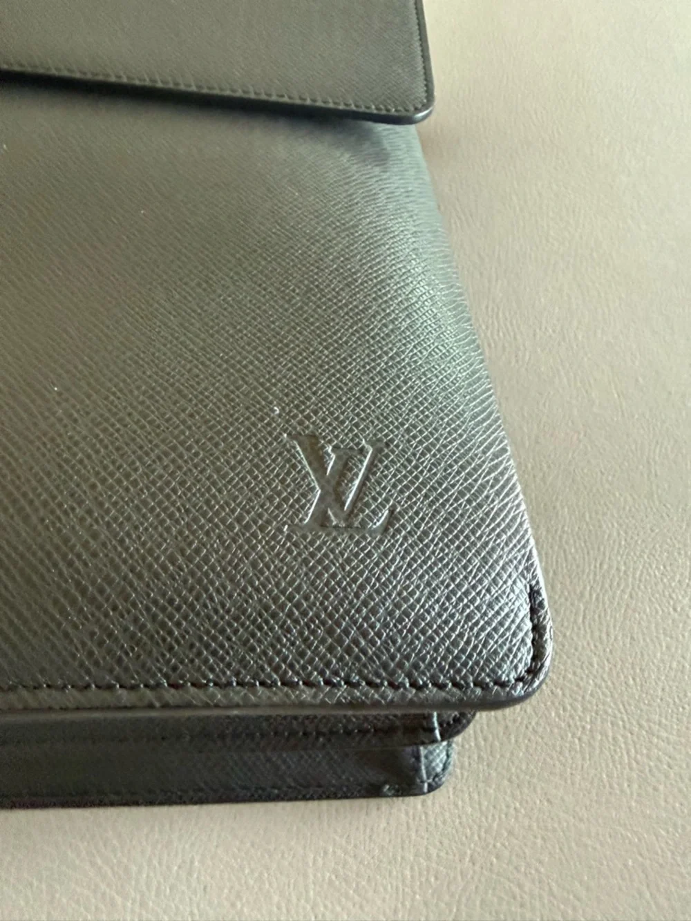 Louis Vuitton Black Men's Briefcase with Silver-Tone Lock